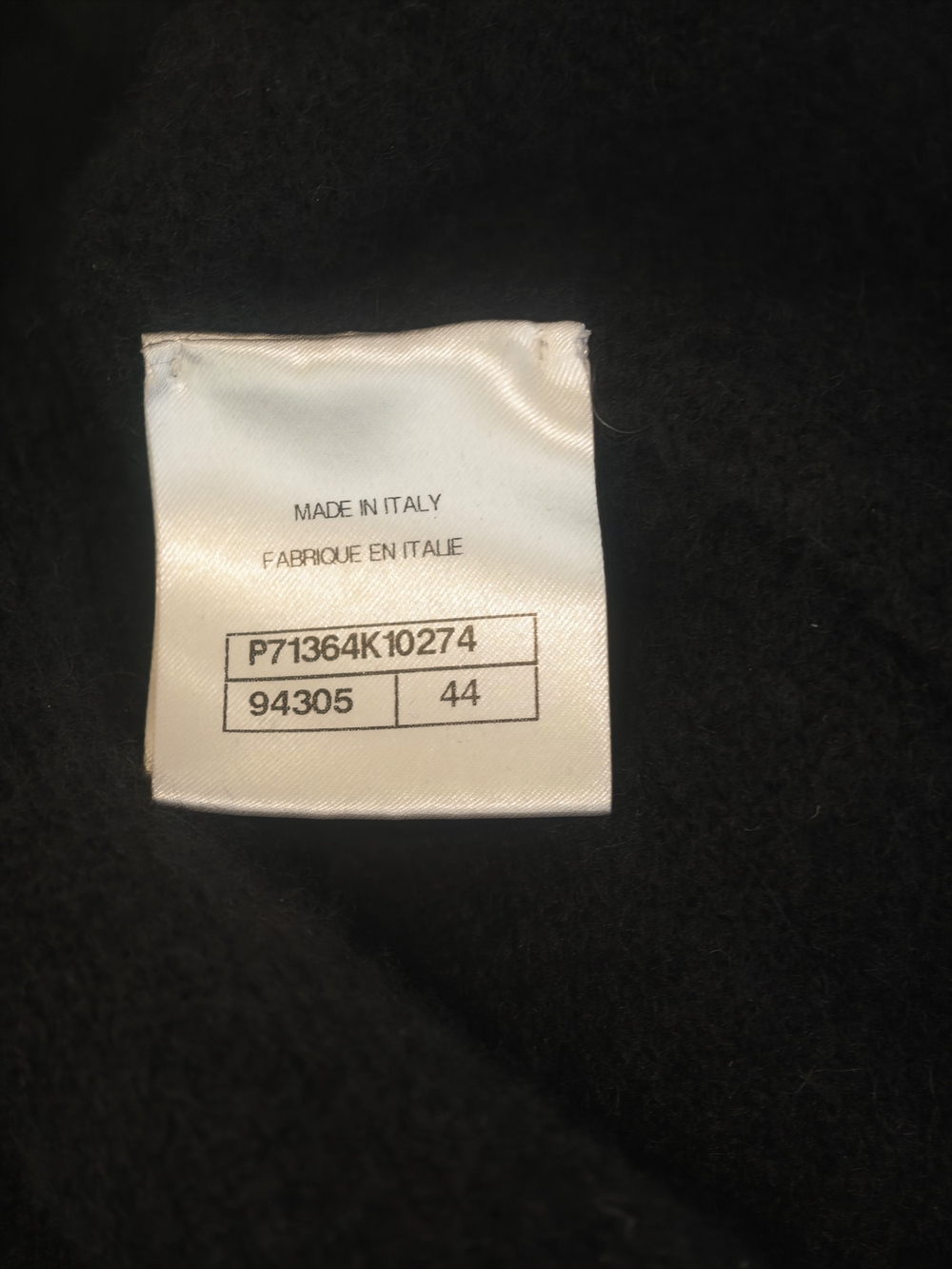 Chanel Black Double-Breasted Knit Jacket - Picture 9 of 12